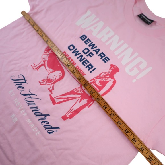 The Hundreds x Never Made Warning Graphic T Shirt - Picture 6 of 8